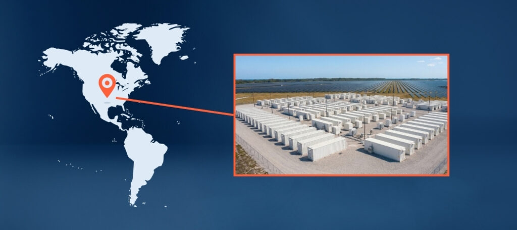 90 MWh BESS container fleet diagnostic analysis overview map.