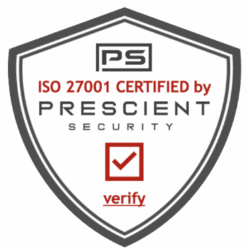 ISO 27001 Certified – Information Security Management by Prescient Security