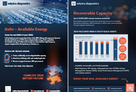 volytica flyer for Available Energy (AvEn) for battery energy storage systems (BESS)